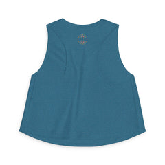 Root & Soil Co. Floral Crop Top — Women’s Botanical Logo Tank