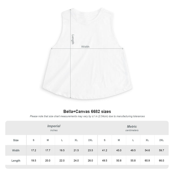 Root & Soil Co. Floral Crop Top — Women’s Botanical Logo Tank