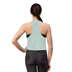 Root & Soil Co. Floral Crop Top — Women’s Botanical Logo Tank