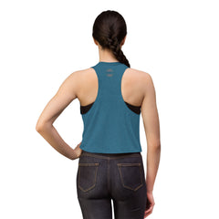 Root & Soil Co. Floral Crop Top — Women’s Botanical Logo Tank