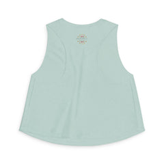 Root & Soil Co. Floral Crop Top — Women’s Botanical Logo Tank