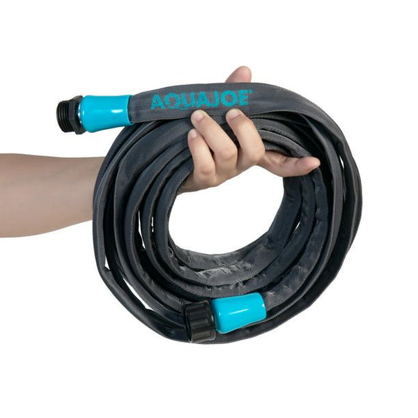 Ultra Flexible Kink Free Fiber Jacket Garden Hose 25FT 300 PSI