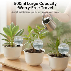 Plastic Automatic Plant Watering Bulbs 500ML Globe Drip Irrigation