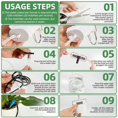 Automatic Irrigation Controller Drip Kit Timer for Plants and Flowers