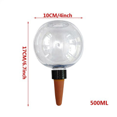 Plastic Automatic Plant Watering Bulbs 500ML Globe Drip Irrigation