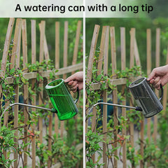 1.5L Garden Watering Can Stainless Steel Long Spout Detachable