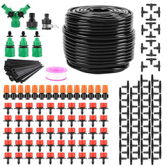 164FT Drip Irrigation Kit Automatic Garden Watering System for Plants