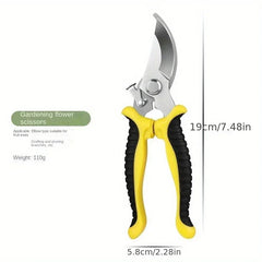 Stainless Steel Professional Pruning Shears for Garden Branches and Flowers
