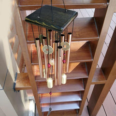 Large Copper Wind Chime Tubes Bells Outdoor Garden Home Decoration