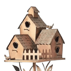 DecorBites™ Metal Birdhouse Garden Stakes for Outdoor Decor