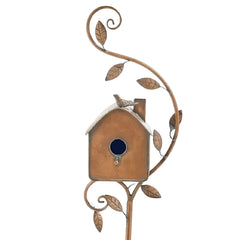 DecorBites™ Metal Birdhouse Garden Stakes for Outdoor Decor