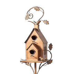 DecorBites™ Metal Birdhouse Garden Stakes for Outdoor Decor